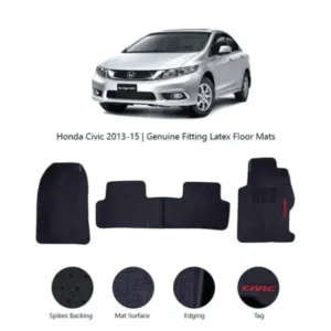 TOYOTA COROLLA (2014 Onwards) Latex Rubber Floor Mats