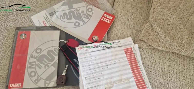 1999 Alfa Romeo Spider 2.0L Convertible for Sale in Cyprus – €8,950