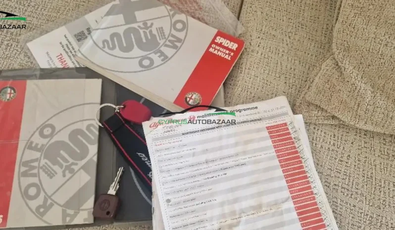 
								1999 Alfa Romeo Spider 2.0L Convertible for Sale in Cyprus – €8,950 full									